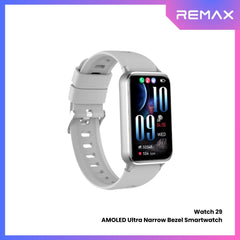 REMAX - Watch 29 AMOLED Ultra Narrow Bezel Smart Watch - Silver