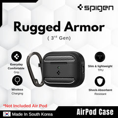 Spigen - Rugged Armor Series AirPods Case (3rd Gen)
