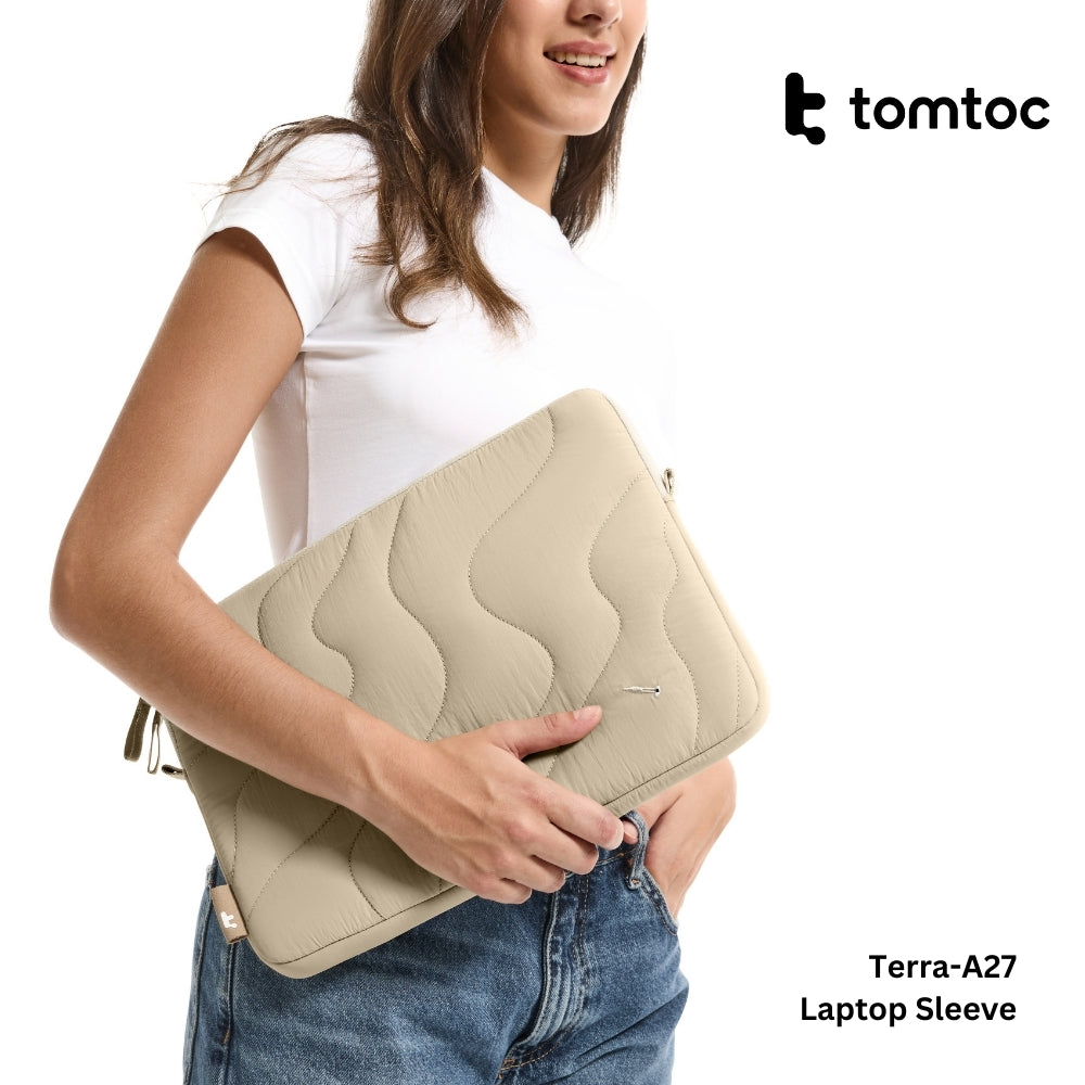 Tomtoc - Terra-A27 Laptop Sleeve ( 16 Inch ) - Natural Sand