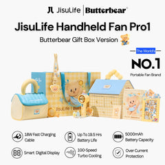 JisuLife - Handheld Fan Pro1 ( 5000mAh ) - Butterbear Gift Box Set Edition