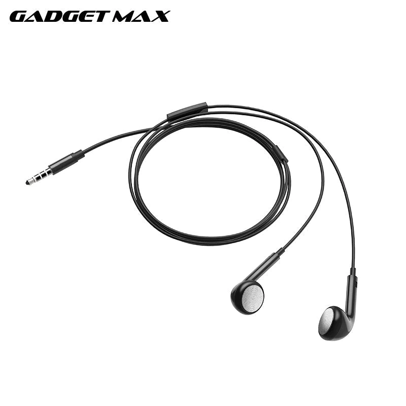 GADGET MAX GM05 PEACEFUL SOUND WIRED 3.5MM EARHONES (1.2M)(White)