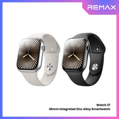 REMAX - Watch 27 46mm Integrated Zinc Alloy Smart Watch - Silver