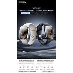 REMAX - Watch 27 46mm Integrated Zinc Alloy Smart Watch - Silver