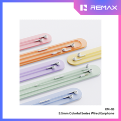 REMAX - RM-10 3.5mm Colorful Series Wired Earphone - Yellow