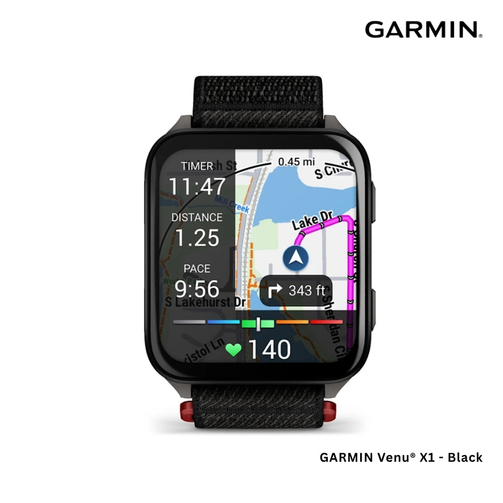 GARMIN - Venu® X1 Smart Watch - Black