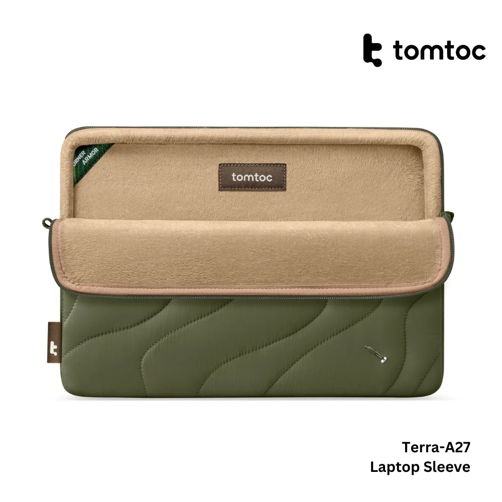 Tomtoc - Terra-A27 Laptop Sleeve ( 16 Inch ) - Greenlands
