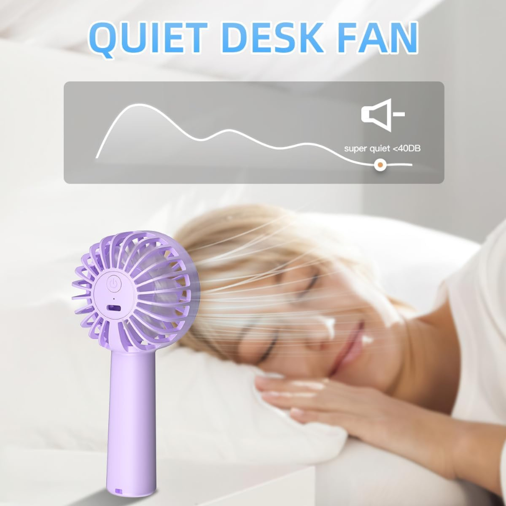 T PRO - M30 HANDHELD FAN (3W) - Purple