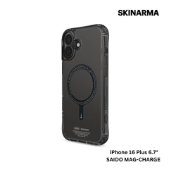Skinarma iPhone 16 Plus 6.7" Saido Mag-Charge Case - Black