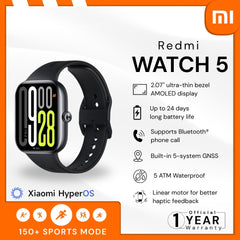 Redmi Watch 5 Smart Watch - Black