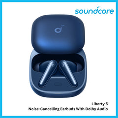 ANKER - SOUNDCORE Liberty 5 Noise-Cancelling Bluetooth Earbuds - Blue