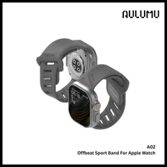 Aulumu  - A02 Offbeat Sport Band for Apple Watch Series - Grey