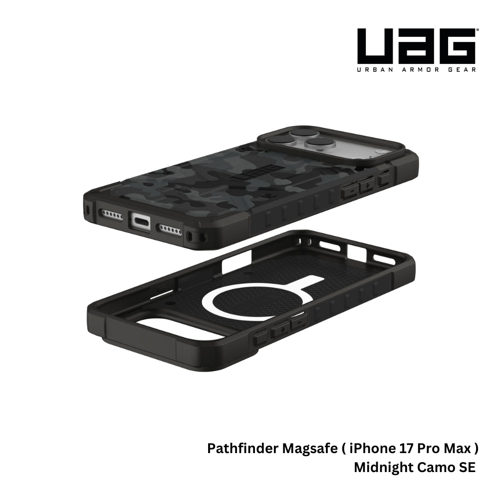 UAG - Pathfinder SE Magsafe Case For iPhone 17 Pro Max - Midnight Camo