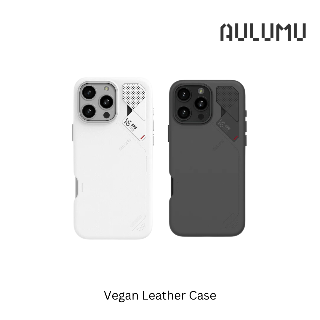 iPhone 16 Pro Max >> AULUMU Vegan Leather Case - White