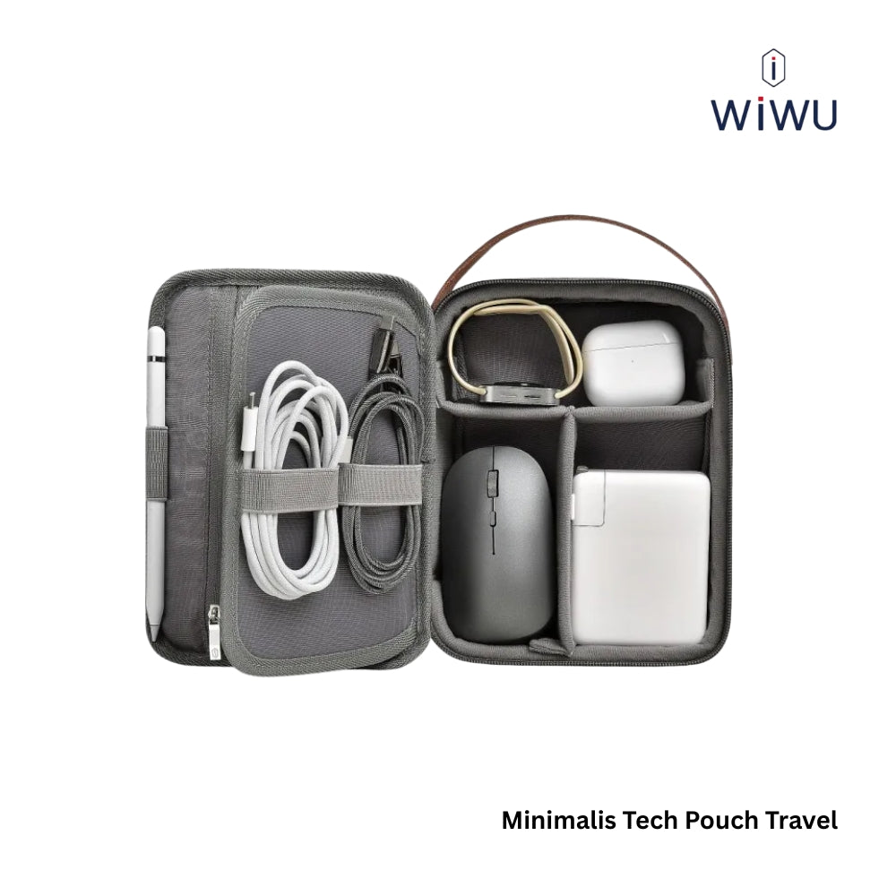 WIWU - Minimal Tech Pouch - Black