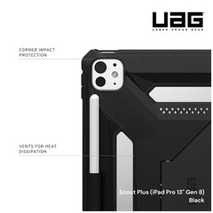 UAG -Scout Plus iPad Pro 13" (8th Gen) Case - Black