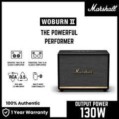 Marshall - Woburn 2 Bluetooth Homeline Speaker - Black