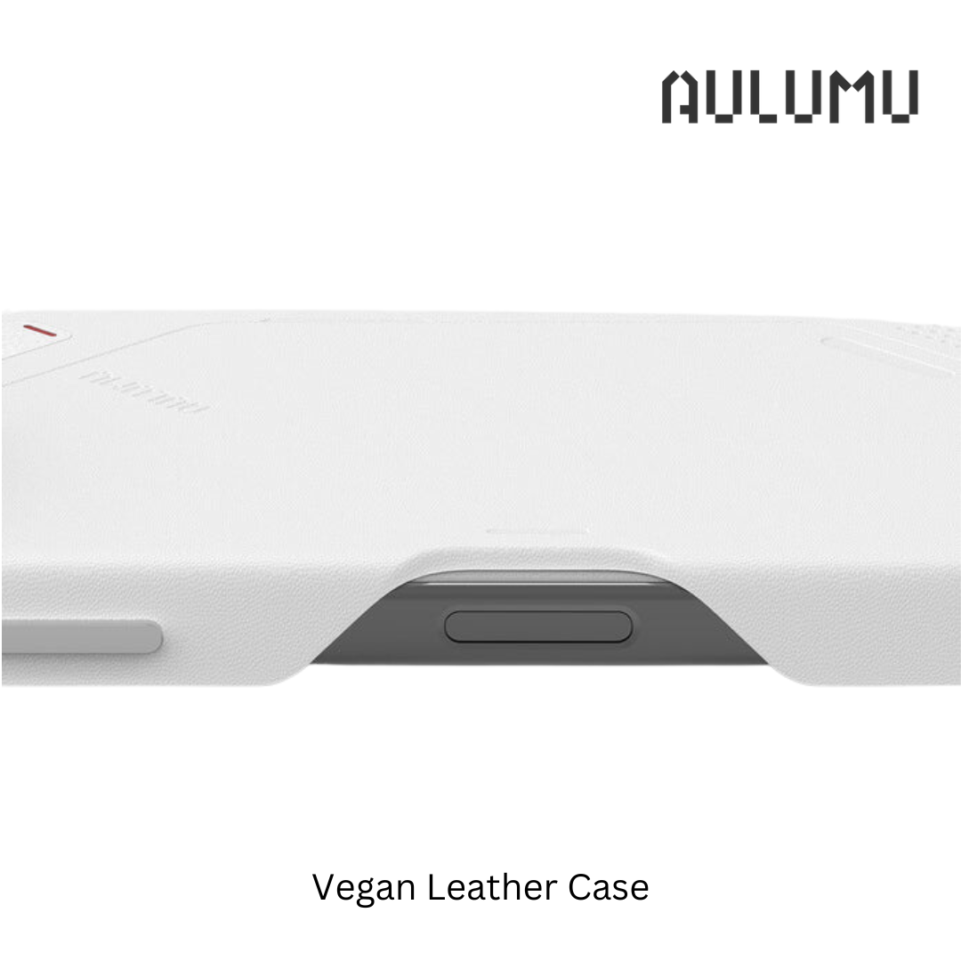 iPhone 16 Pro Max >> AULUMU Vegan Leather Case - White