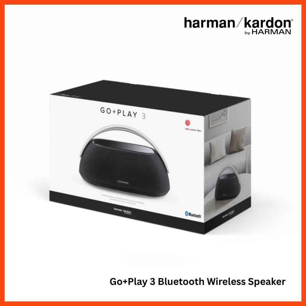 HARMAN KARDON - GO+ PLAY 3 Bluetooth Speaker - Black
