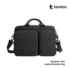 Tomtoc - Navigator-A33 Laptop Shoulder Bag ( 16 Inch Universal ) - Black
