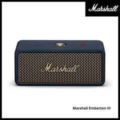 Marshall Emberton 3 Portable Bluetooth Speaker - Midnight Blue