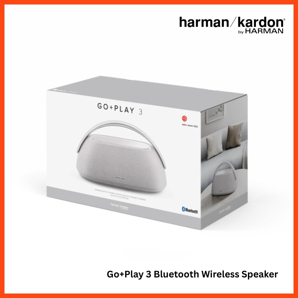 HARMAN KARDON - GO+ PLAY 3 Bluetooth Speaker - Grey