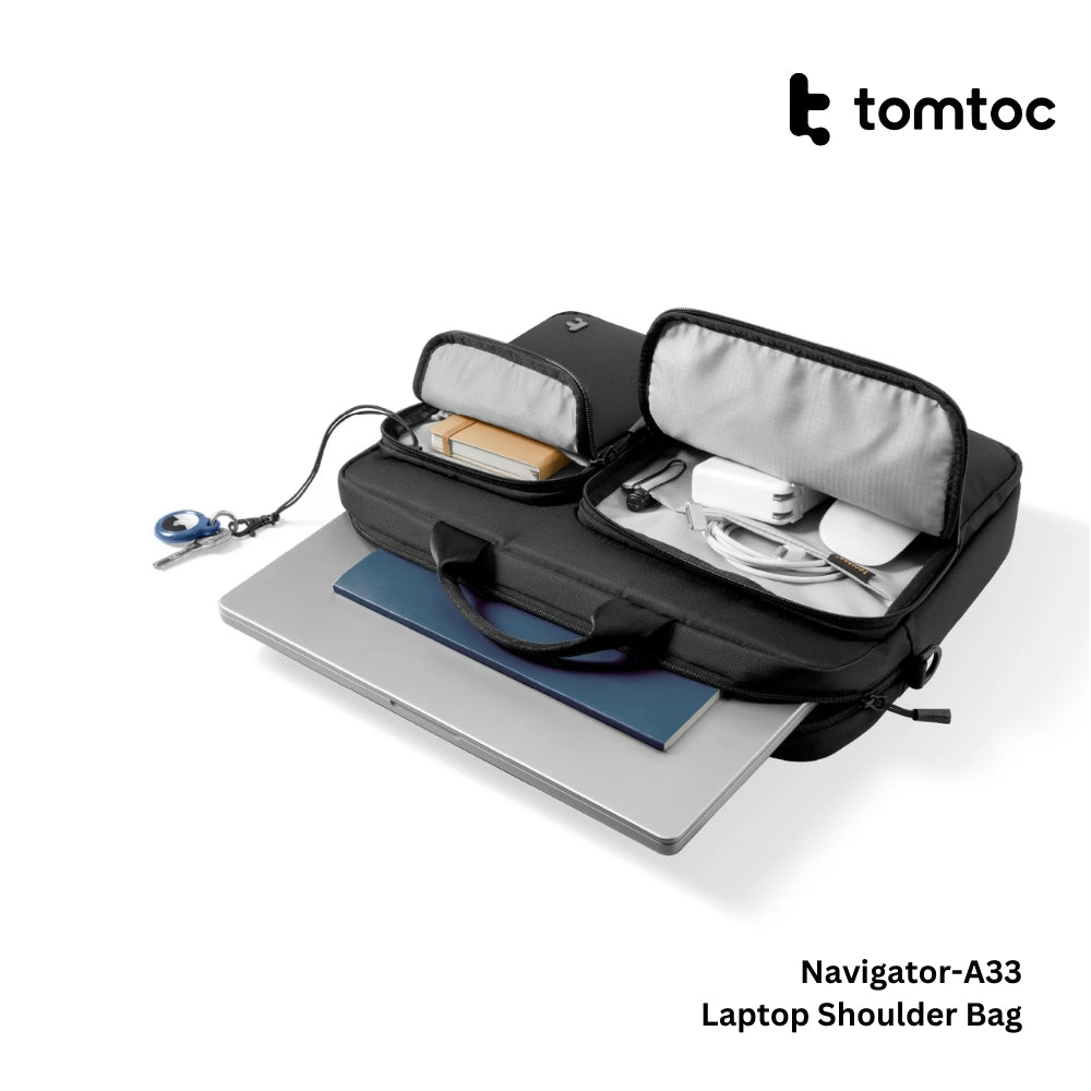 Tomtoc - Navigator-A33 Laptop Shoulder Bag ( 16 Inch Universal ) - Black