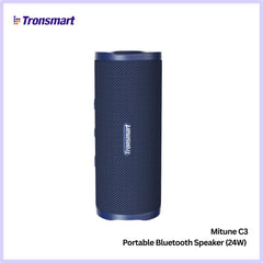 TRONSMART - Mirtune C3 Portable Bluetooth Wireless Outdoor Speaker - Blue