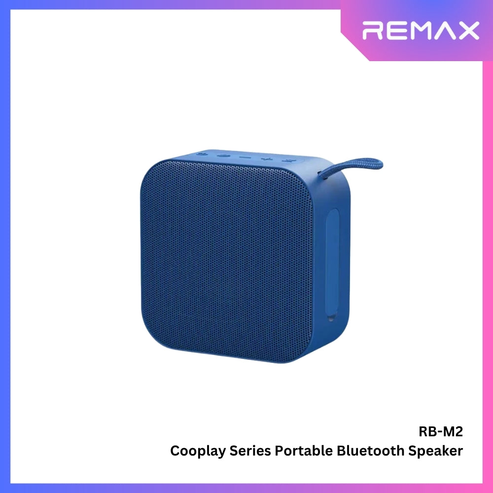 REMAX - RB-M2 Cooplay Series Portable Wireless Bluetooth Speaker (5W) - Blue