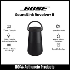 BOSE - Soundlink Revolve Plus II Bluetooth Speaker - Black