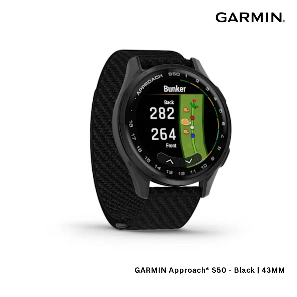 GARMIN - Approach® S50 Smart Watch (43mm) - Black
