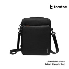 Tomtoc - DefenderACE-B03 Tablet Shoulder Bag ( 12.9 Inch ) - Black