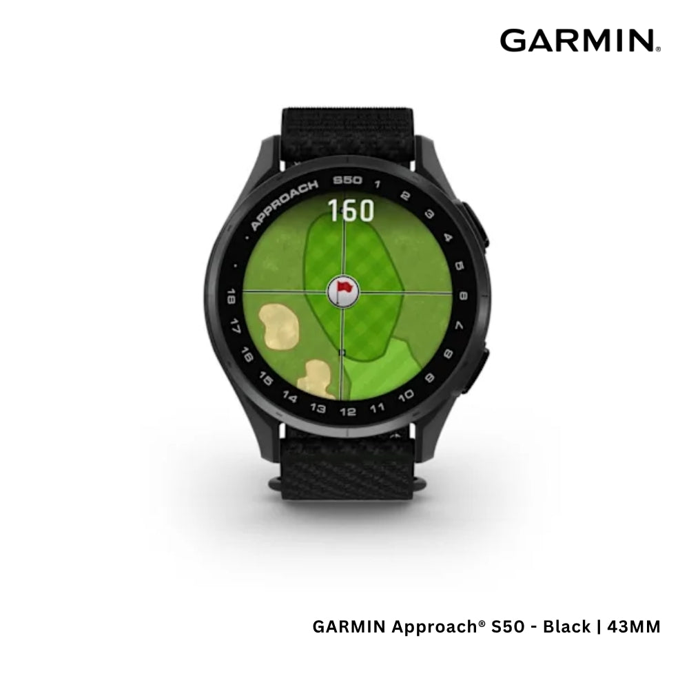 GARMIN - Approach® S50 Smart Watch (43mm) - Black