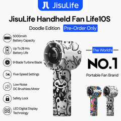 [ Pre-Order ] JisuLife -  ( Limited Doodle Edition ) Handheld Fan Life 10S (5000mAh) - Street Edition