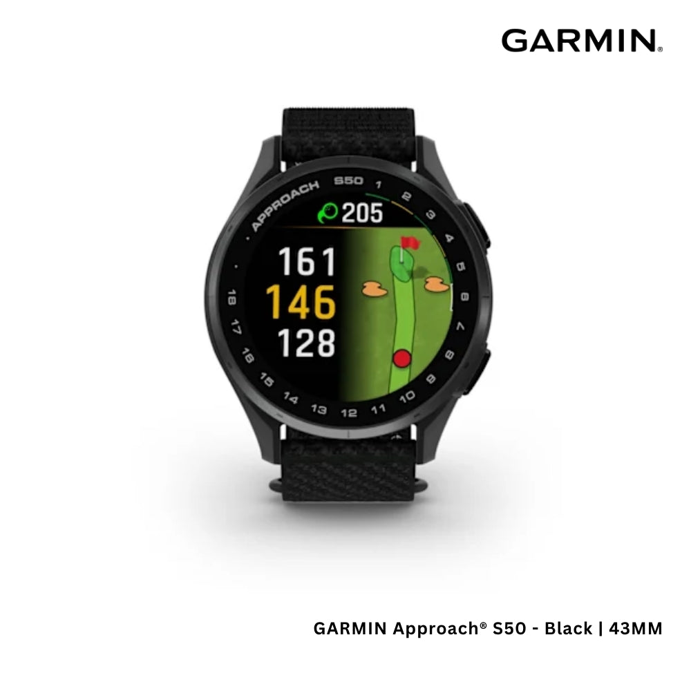 GARMIN - Approach® S50 Smart Watch (43mm) - Black