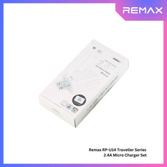 REMAX RP-U14 Traveller Series 2.4A Micro Charger Set (1 USB) - White