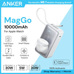 ANKER - MagGo 10000mAh Power Bank For Smart Watch (35W) - White