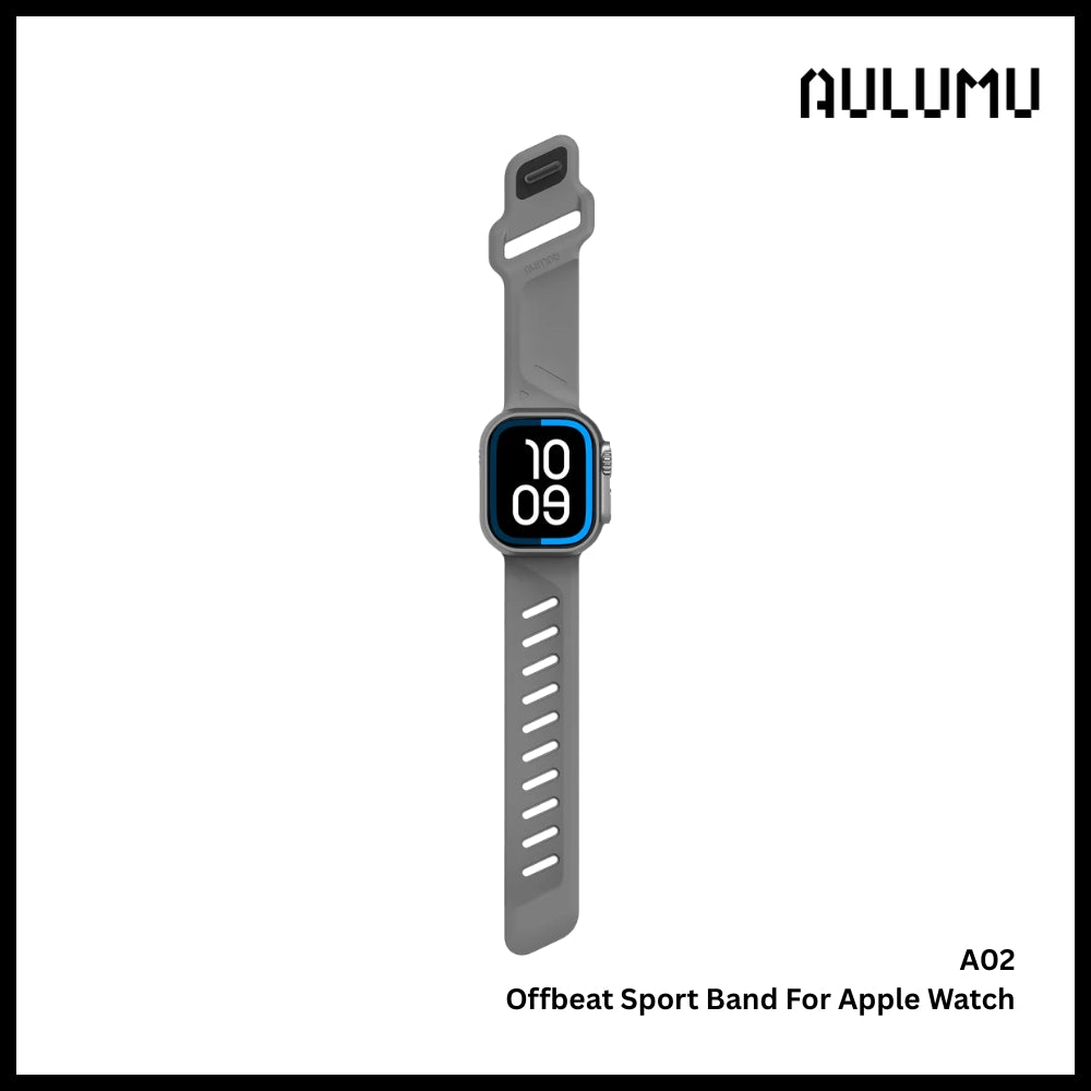 Aulumu  - A02 Offbeat Sport Band for Apple Watch Series - Grey