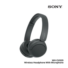 SONY - WH-CH520 Wireless Headphone With Microphone - Black