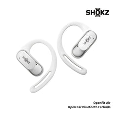 SHOKZ - OPEN FIT AIR Open Ear Bluetooth Earbuds - White