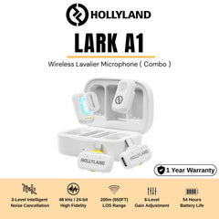 HOLLYLAND - LARK A1 Lavalier Wireless Microphone - Combo