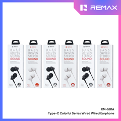 REMAX - RM-501A Type-C Wired Earphone - Black