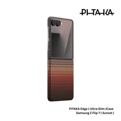PITAKA - Ultra Slim ( Edge ) Case For Samsung Z Flip 7 - Sunset