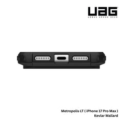 UAG - Metropolis LT Kevlar Case For iPhone 17 Pro Max - Kevlar Mallard