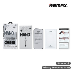 REMAX - WL-03 iPhone 16 Future Ultra-Soft Series Tempered Glass (Privacy) - Light Grey