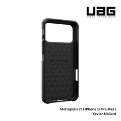 UAG - Metropolis LT Kevlar Case For iPhone 17 Pro Max - Kevlar Mallard