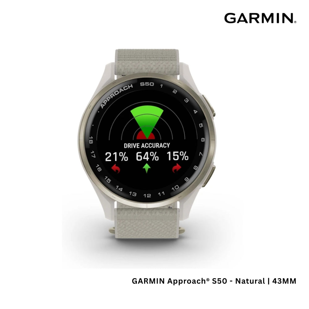 GARMIN - Approach® S50 Smart Watch (43mm) - Natural