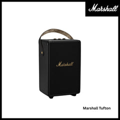 Marshall Tufton Portable Bluetooth Speaker - Black & Brass