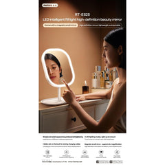 REMAX - RT-E525 LED Smart Refill HD Beauty Mirror - Beige