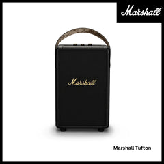 Marshall Tufton Portable Bluetooth Speaker - Black & Brass