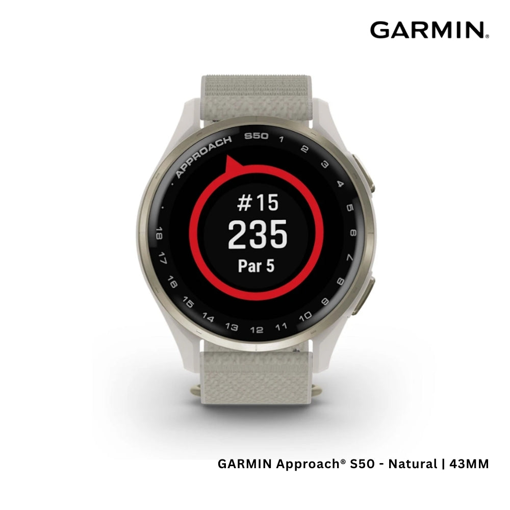 GARMIN - Approach® S50 Smart Watch (43mm) - Natural